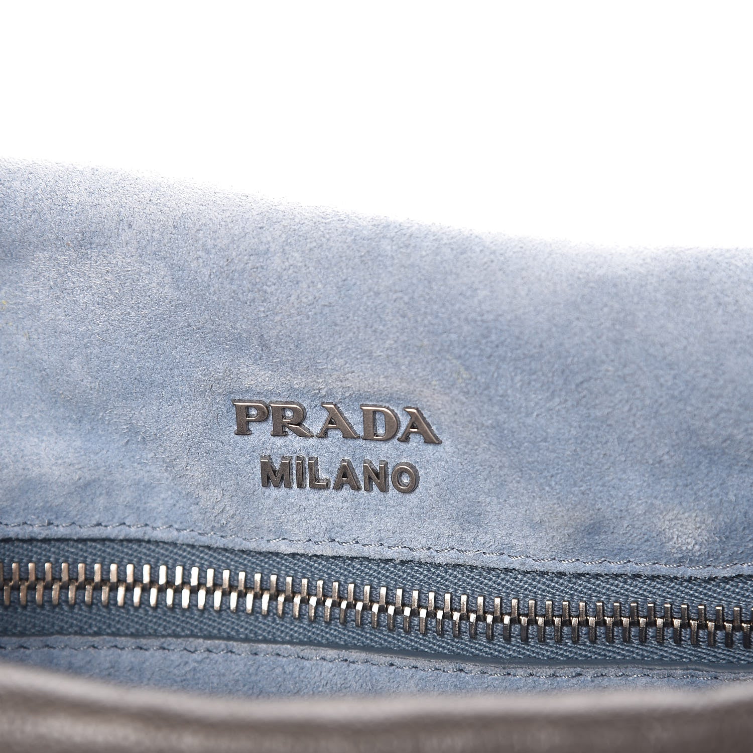 Prada Glace Calf Studded Etiquette Flap Marmo Astrale 7 of 10