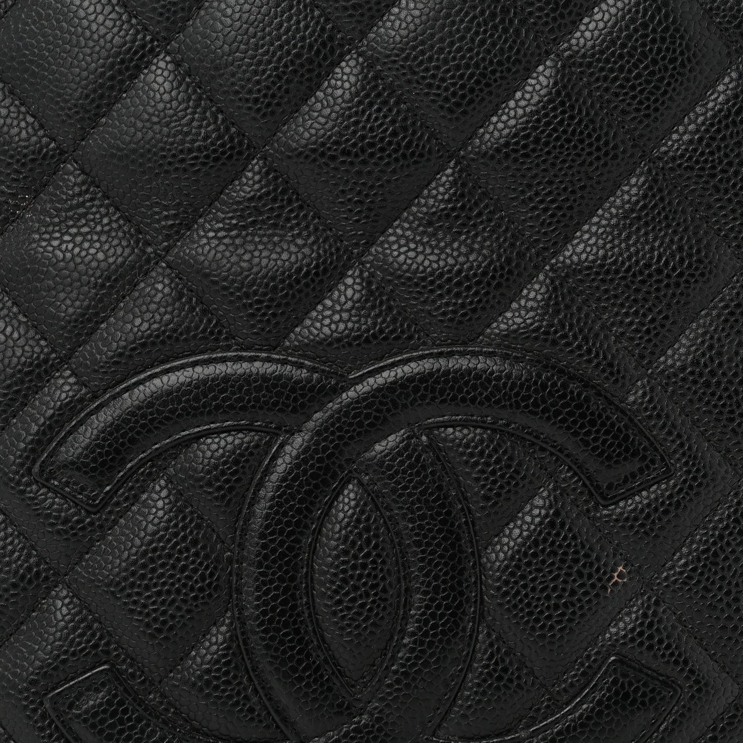 Chanel Caviar Quilted Petit Shopping Tote PST Black 7 of 13