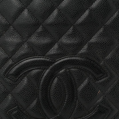 Chanel Caviar Quilted Petit Shopping Tote PST Black 7 of 13