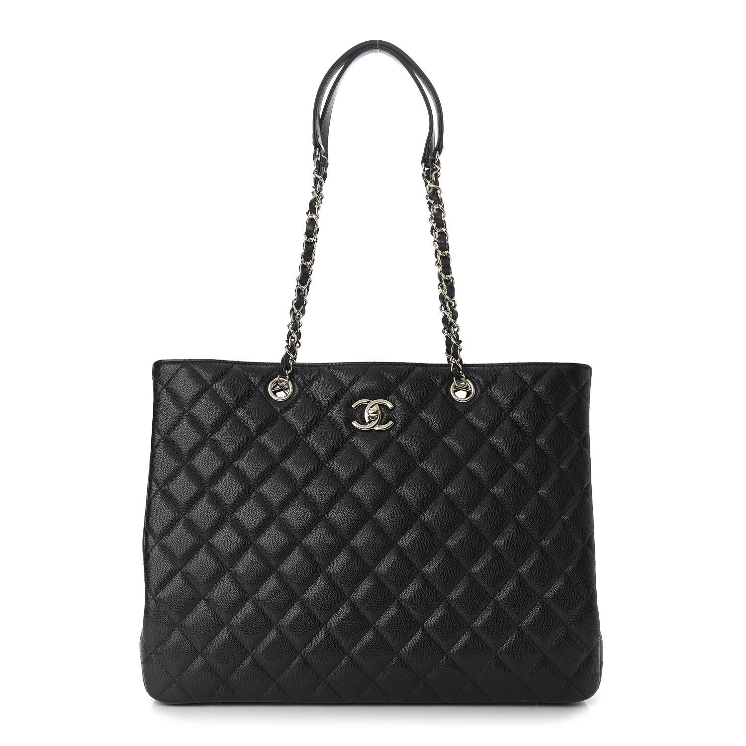 Chanel Caviar Quilted Large Shopping Tote Black 1 of 11