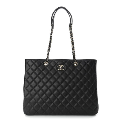 Chanel Caviar Quilted Large Shopping Tote Black 1 of 11