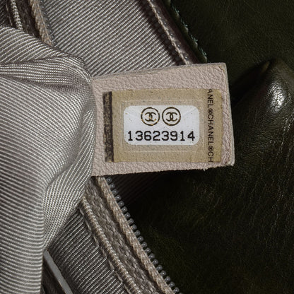 Chanel Calfskin On The Bund Open Accordion Tote Dark Khaki 7 of 7