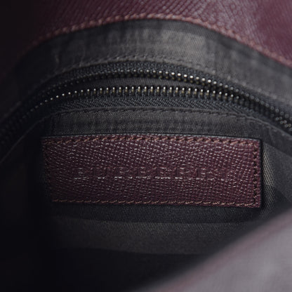 Burberry London Grainy Calfskin Collins Flat Crossbody Bag Deep Claret 6 of 10