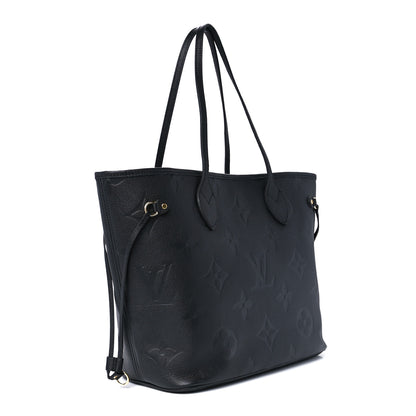 Louis Vuitton Empreinte Monogram Giant Neverfull MM Black 4 of 12