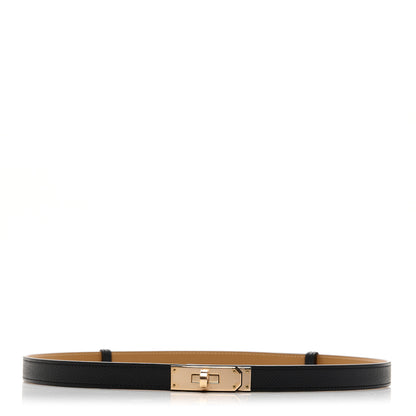 Hermes Epsom Kelly Belt Black 2 of 8