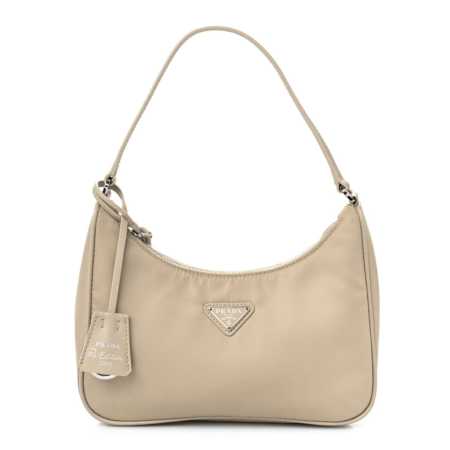 Re-Nylon Saffiano Mini Re-Edition 2005 Bag Deserto