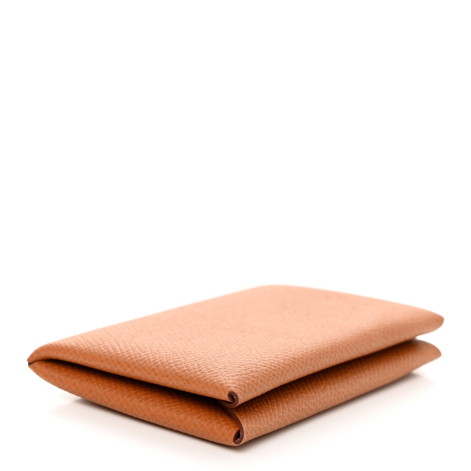 Hermes Epsom Calvi Card Case Gold 4 of 8