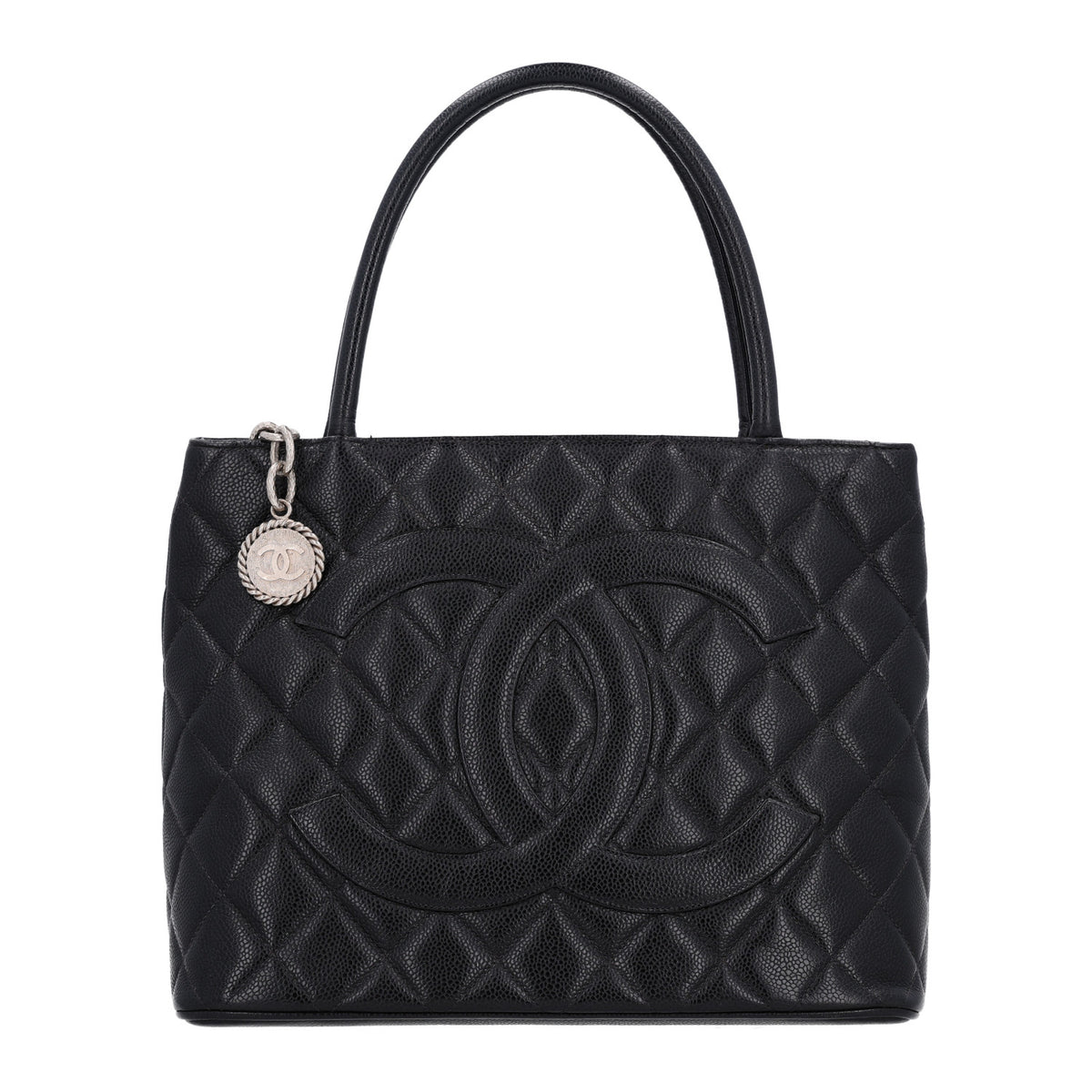 Chanel Caviar Quilted Medallion Tote Black 1 of 11