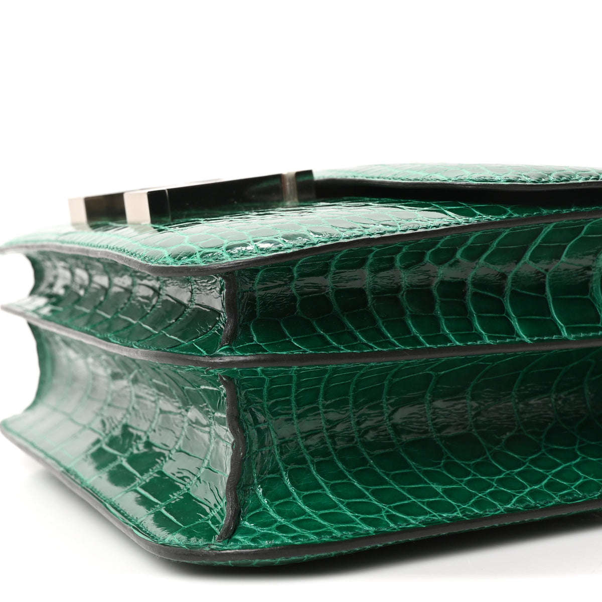 Shiny Alligator Constance 24 Vert Emeraude
