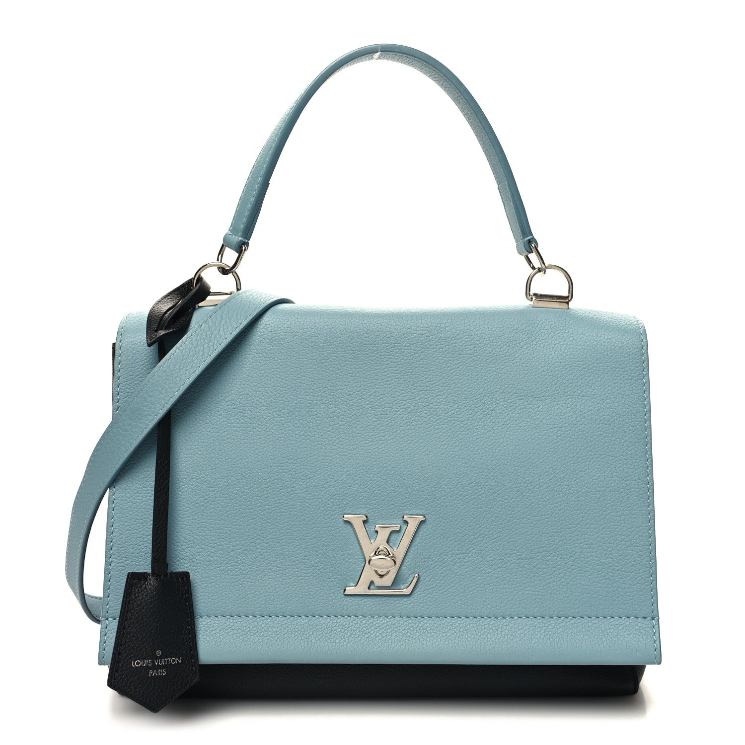 Louis Vuitton Soft Calfskin Lockme II Top Handle Sky 1 of 10