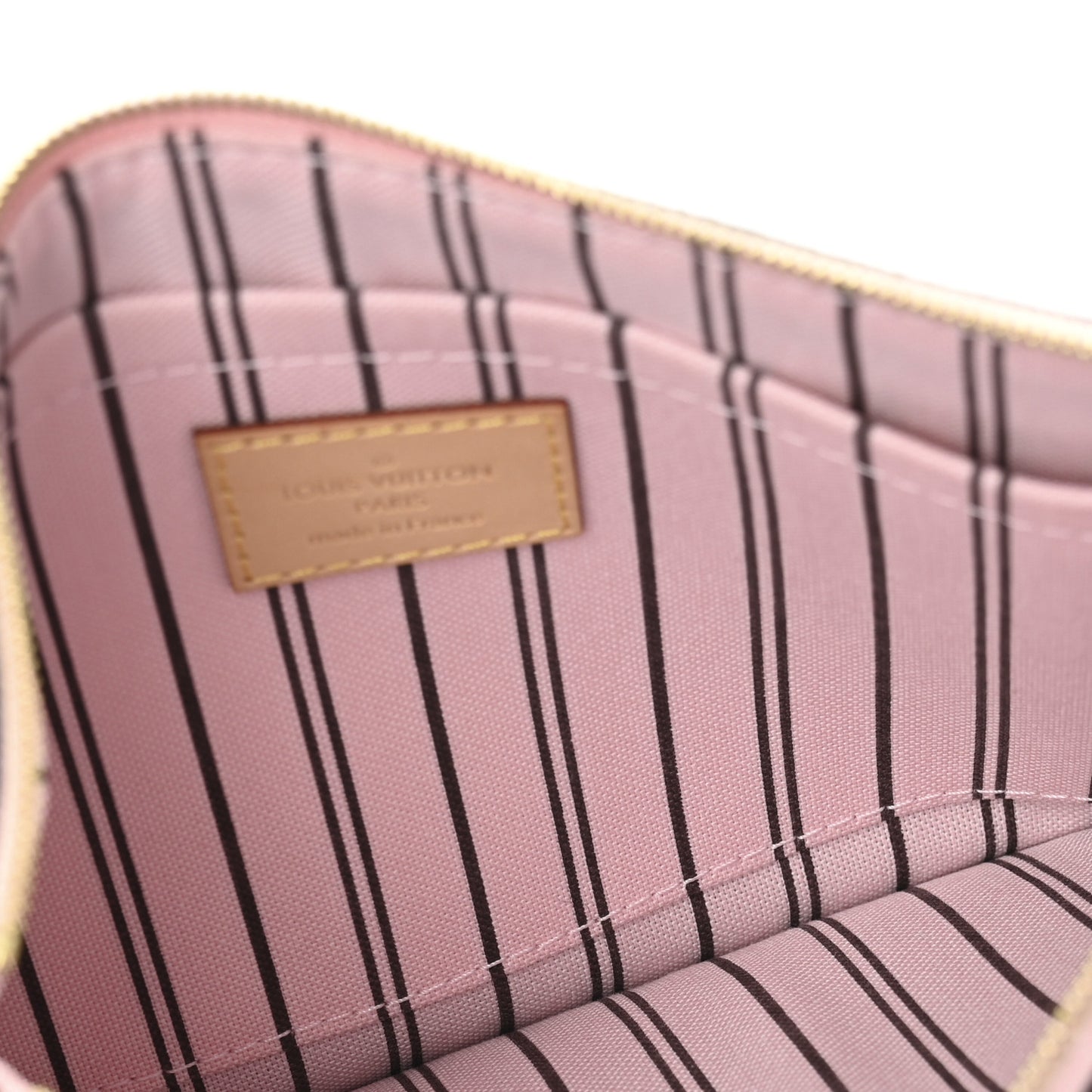 Monogram Neverfull MM GM Pochette Rose Ballerine