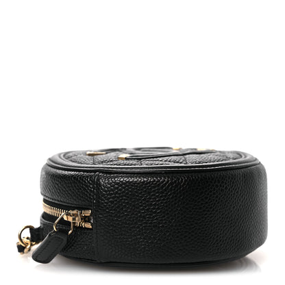Chanel Caviar Quilted Round Filigree Crossbody Black 4 of 11
