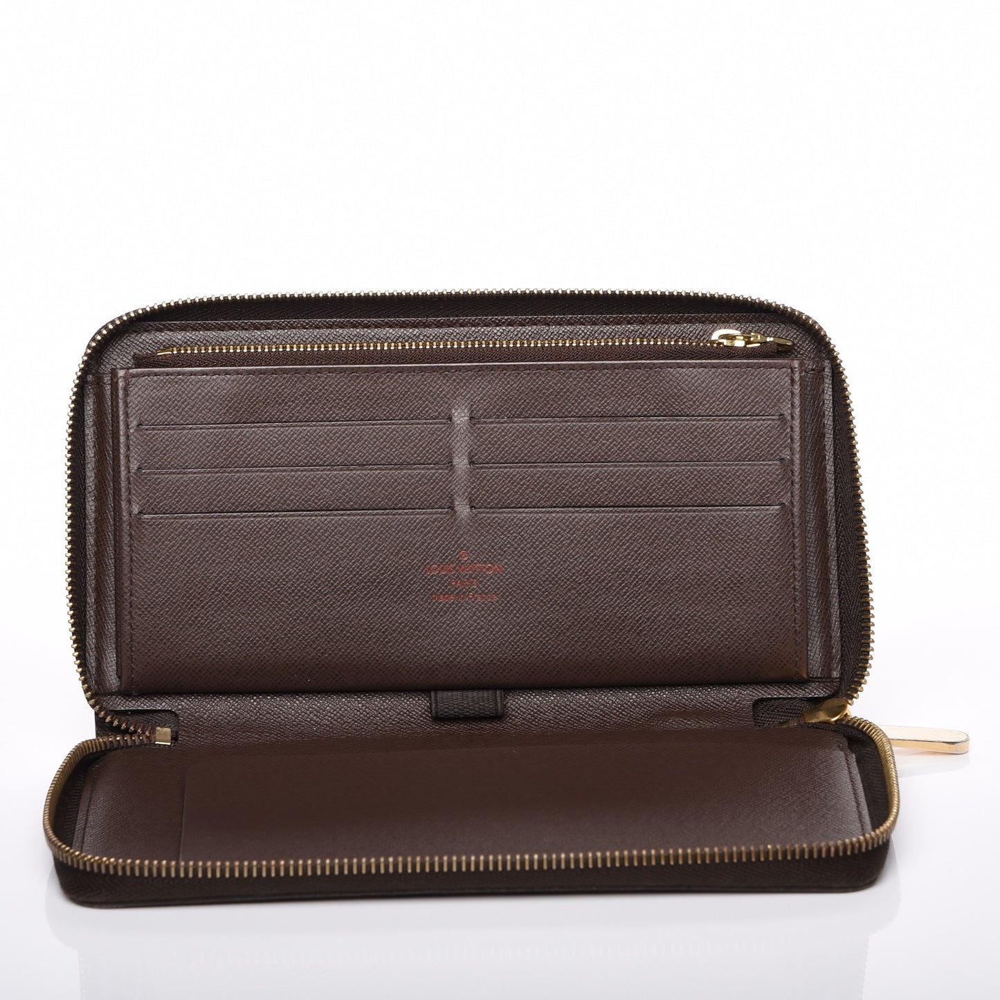 Damier Ebene Zippy Organizer Wallet