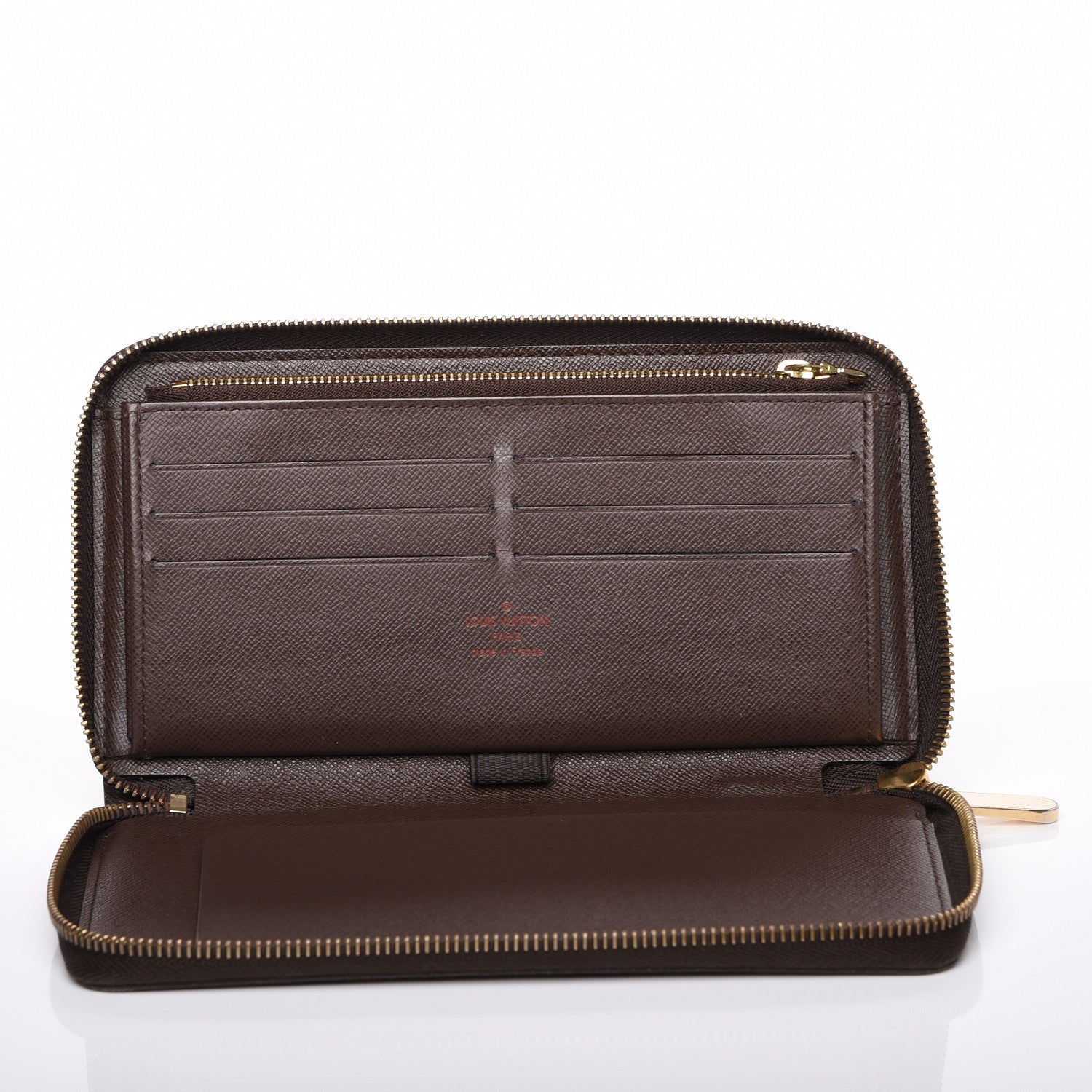 Louis Vuitton Damier Ebene Zippy Organizer Wallet 6 of 9