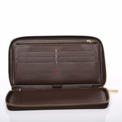Louis Vuitton Damier Ebene Zippy Organizer Wallet 6 of 9