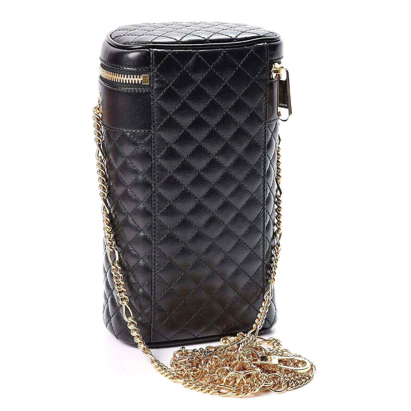Calfskin Trapuntata Zumi Belt Bag Black