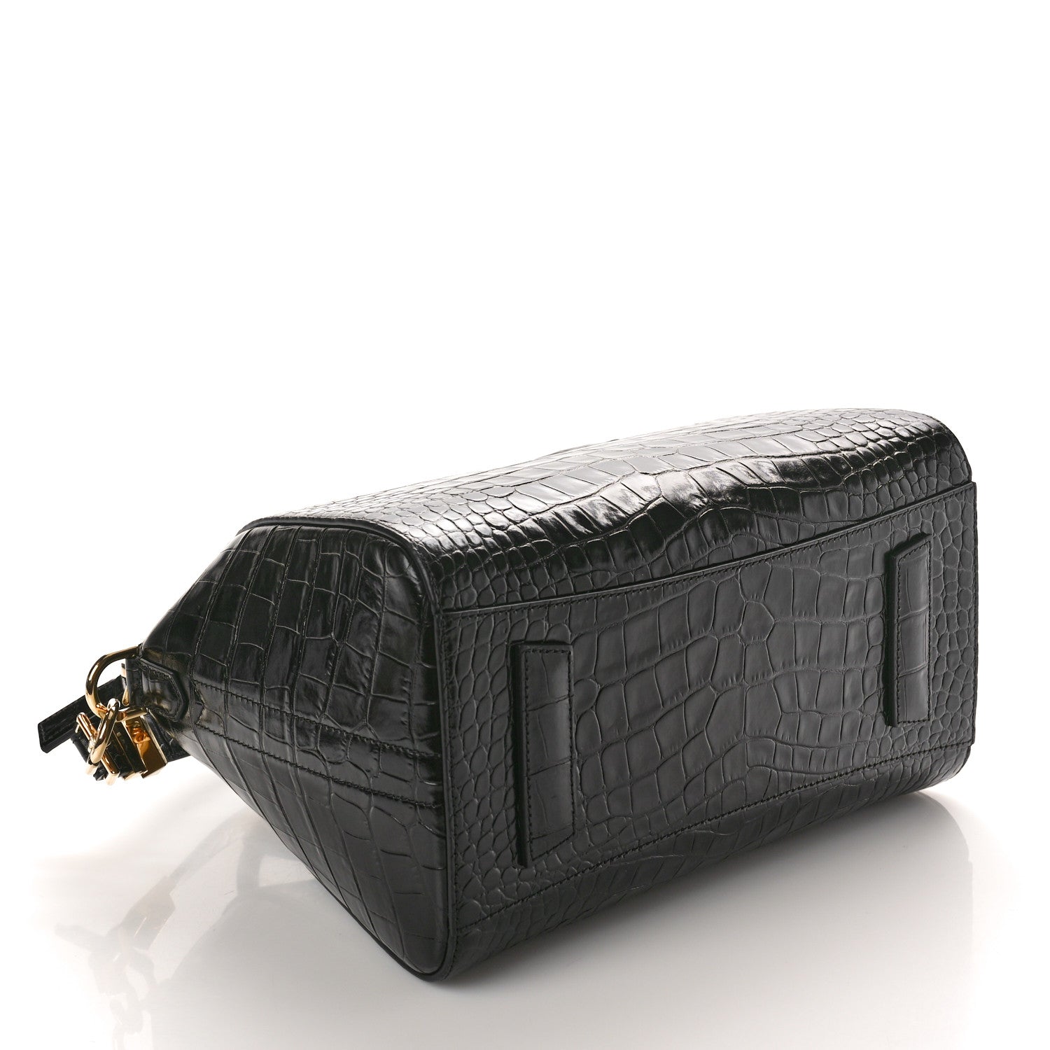 Givenchy Calfskin Crocodile Embossed Small Antigona Black 4 of 10