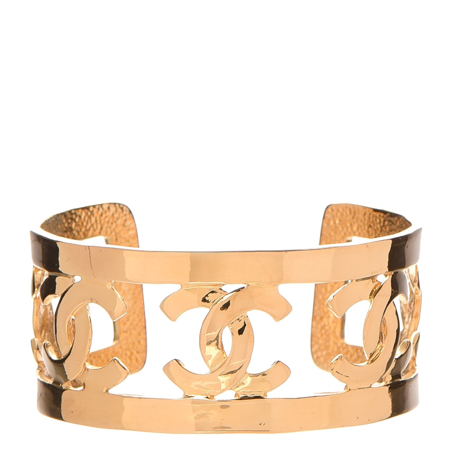Chanel CC Cuff Gold 1 of 5