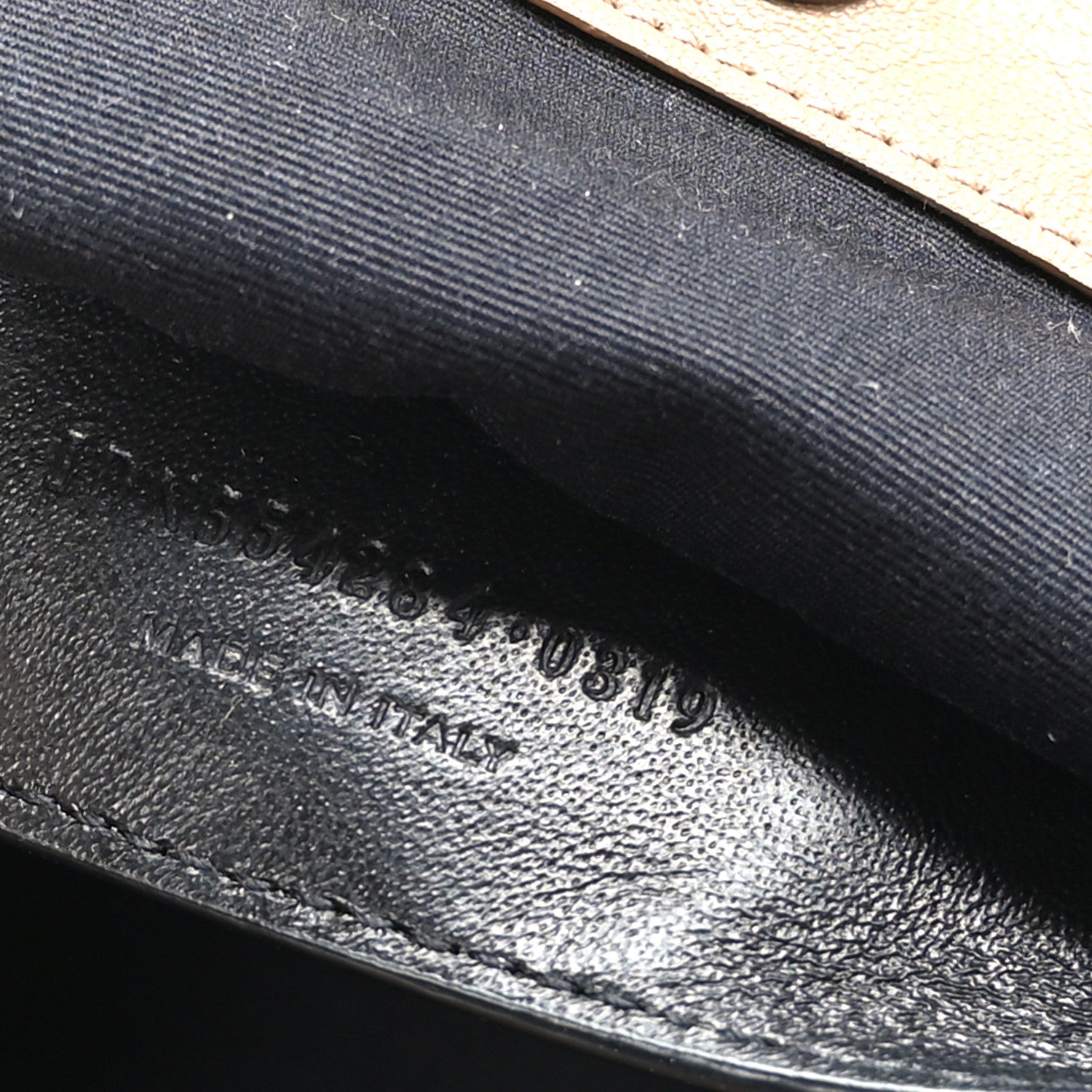 Saint Laurent Vintage Lambskin Chevron Monogram Small Nolita Peru 7 of 11