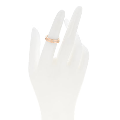 Tiffany 18K Rose Gold Diamond Narrow T Two Ring 49 5 2 of 5