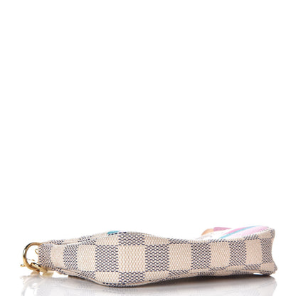 Louis Vuitton Damier Azur 2016 Christmas Animation Mini Pochette Accessories 4 of 8