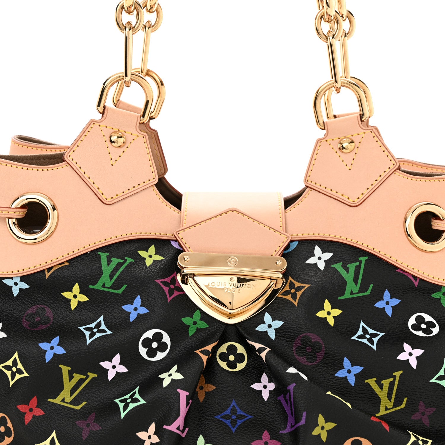 Louis Vuitton Monogram Multicolor Ursula Black 7 of 9