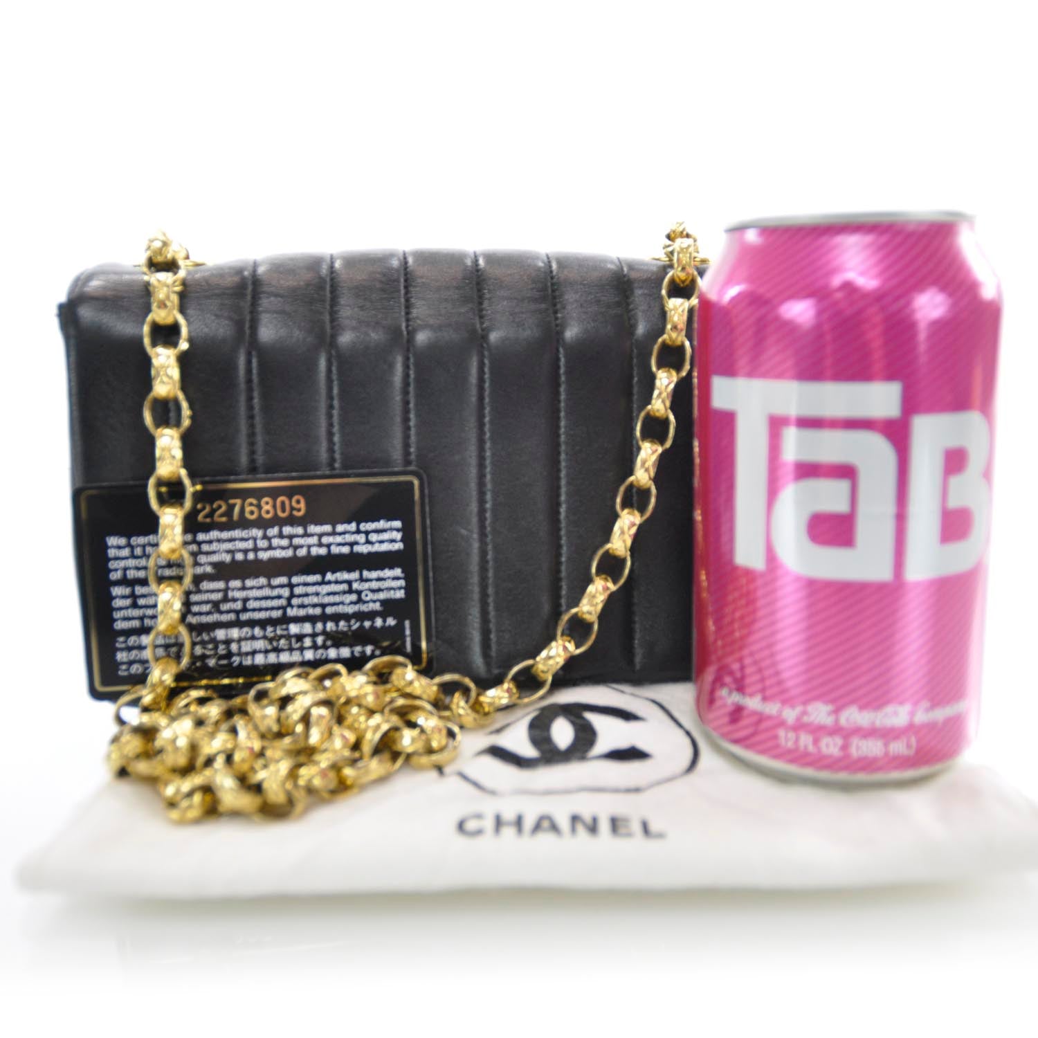 Chanel Lambskin Mini Flap Black 3 of 7