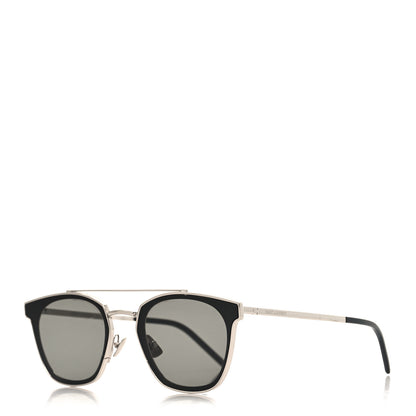 Saint Laurent Metal SL28 Sunglasses Black 1 of 7