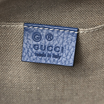 Gucci Monogram Dollar Calfskin Mini Bree Messenger Bag Beige Ebony Caspian 5 of 7