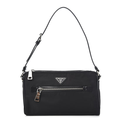 Prada Tessuto Nylon Small Shoulder Bag Black 1 of 9