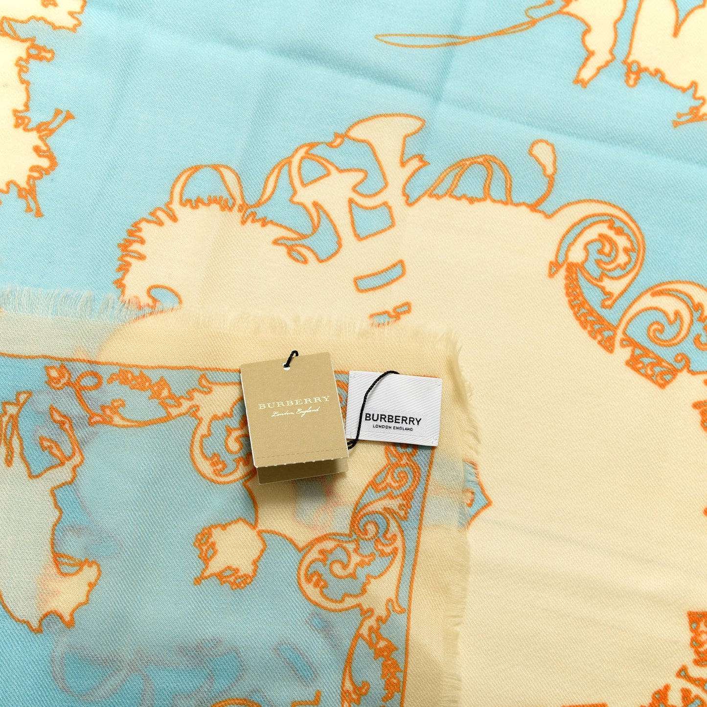 Cashmere Carriage Print Scarf Multicolor
