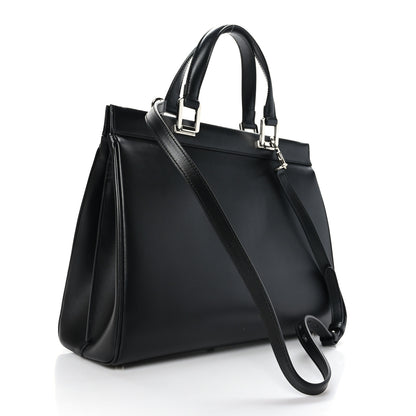 Gucci Smooth Calfskin Medium Zumi Top Handle Bag Black 5 of 10