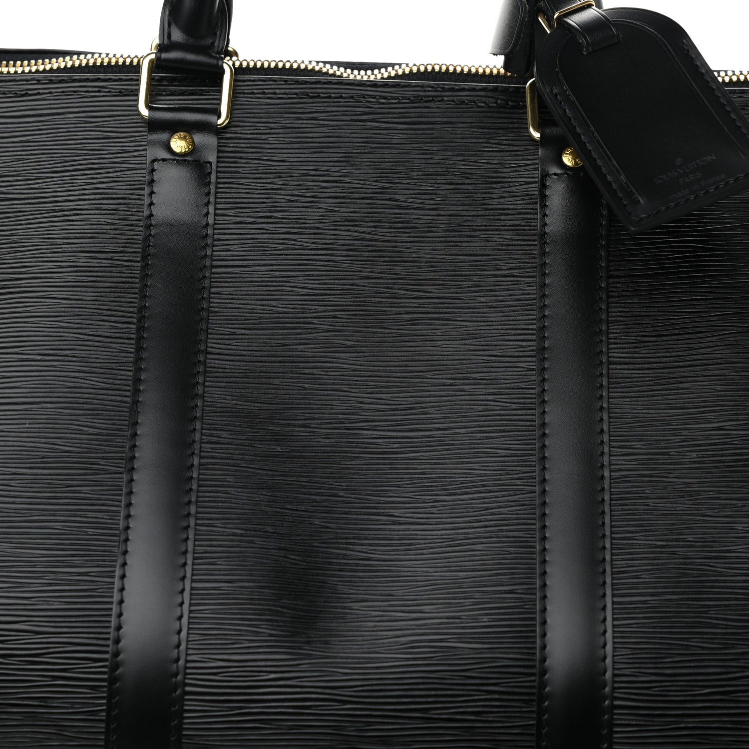 Louis Vuitton Epi Keepall 50 Black 8 of 10