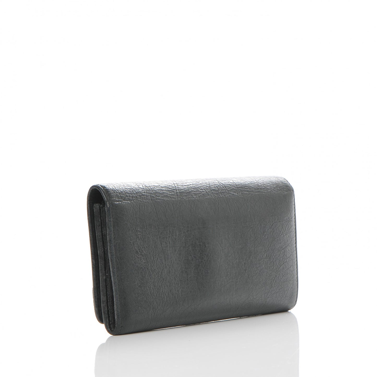 Agneau Classic Hardware Money Wallet Black