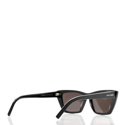 Saint Laurent Acetate Mica Cat Eye Sunglasses SL 276 Black 4 of 10