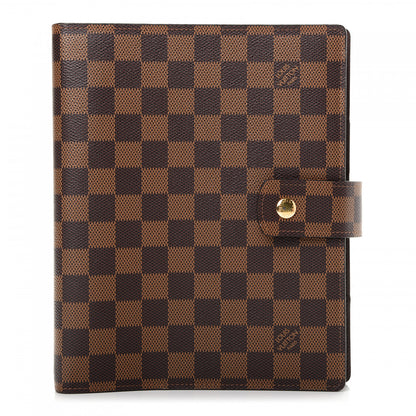 Louis Vuitton Damier Ebene Large Ring Agenda Cover 1 of 7