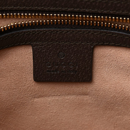 Gucci GG Supreme Monogram Web Medium Ophidia Boston Brown 6 of 9