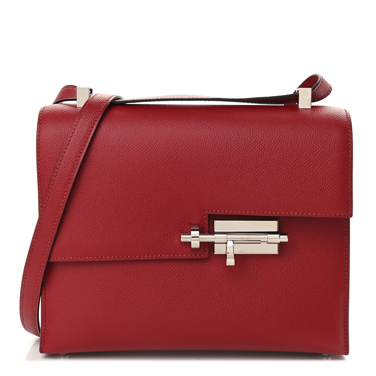 Hermes Epsom Verrou 21 Rouge Grenat 1 of 9