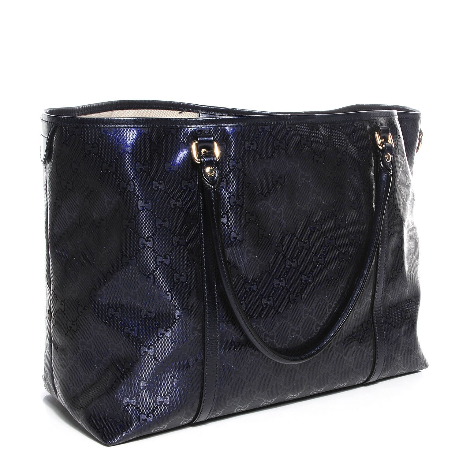 Gucci Imprime Monogram Medium Joy Tote Blue 3 of 9