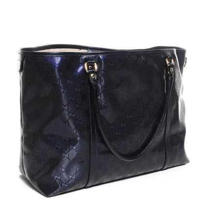 Gucci Imprime Monogram Medium Joy Tote Blue 3 of 9