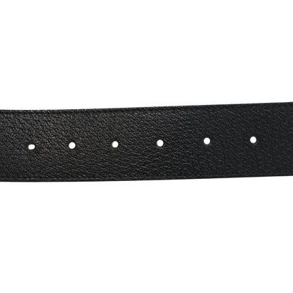 Gucci Textured Calfskin Double G 40mm Belt 85 34 Black 4 of 5