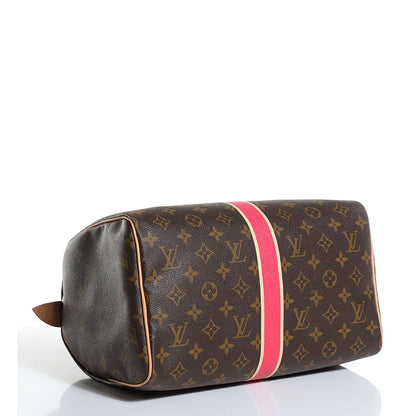 Louis Vuitton Monogram My LV Heritage Speedy 30 Fuchsia Ivory 4 of 7