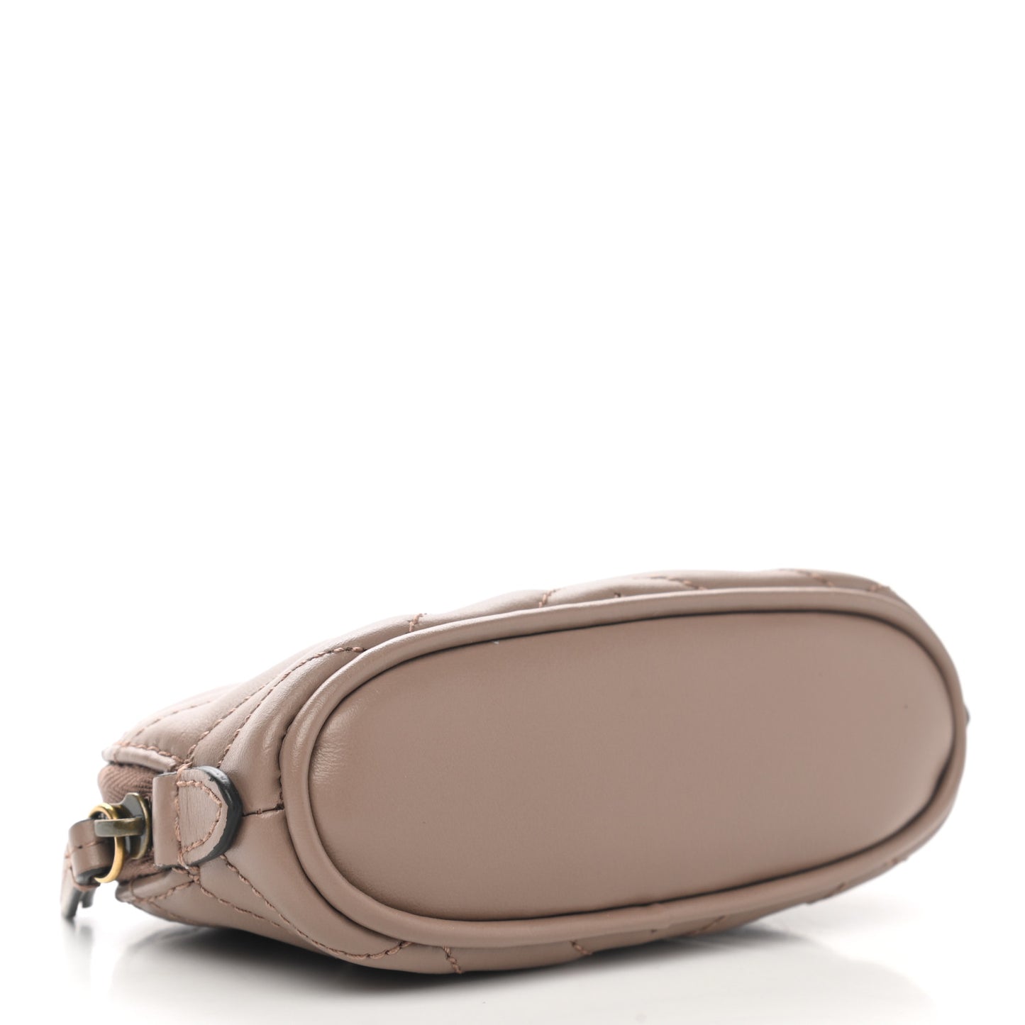 Calfskin Matelasse GG Marmont Key Pouch Porcelain Rose