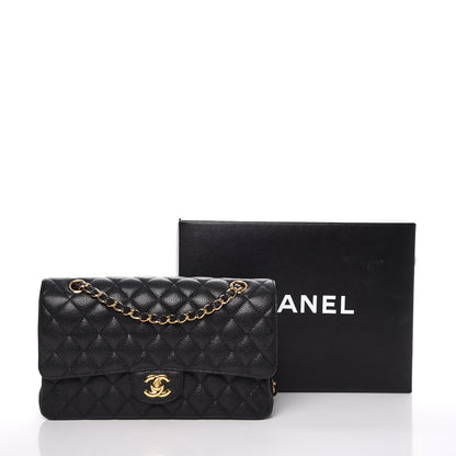 Chanel Caviar Quilted Medium Double Flap Black 9 of 9