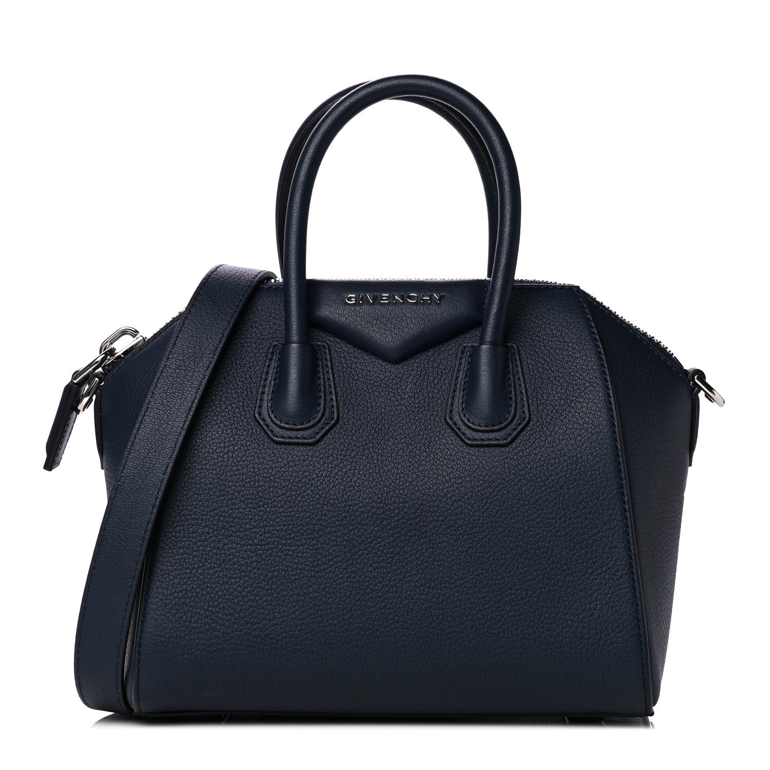 Givenchy Sugar Goatskin Mini Antigona Navy 1 of 12