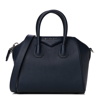 Givenchy Sugar Goatskin Mini Antigona Navy 1 of 12