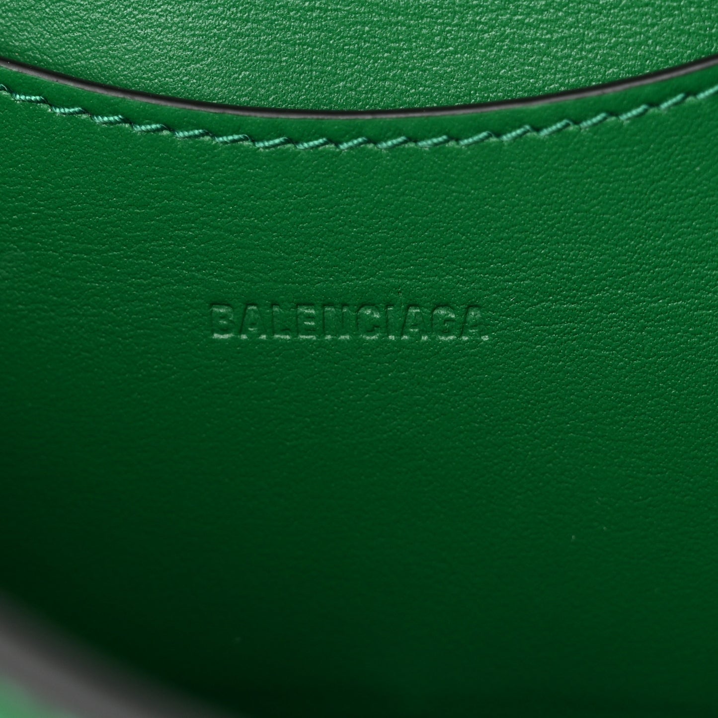 Smooth Calfskin Neo Classic Silver Hardware Mini City Grass Green