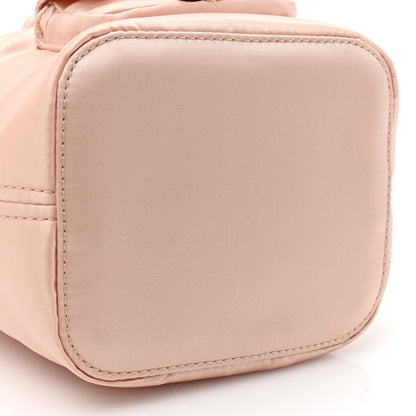 Fendi Nylon Ninfa Vitello King Cuoio Mini Mon Tresor Bucket Bag Baby Pink 10 of 10