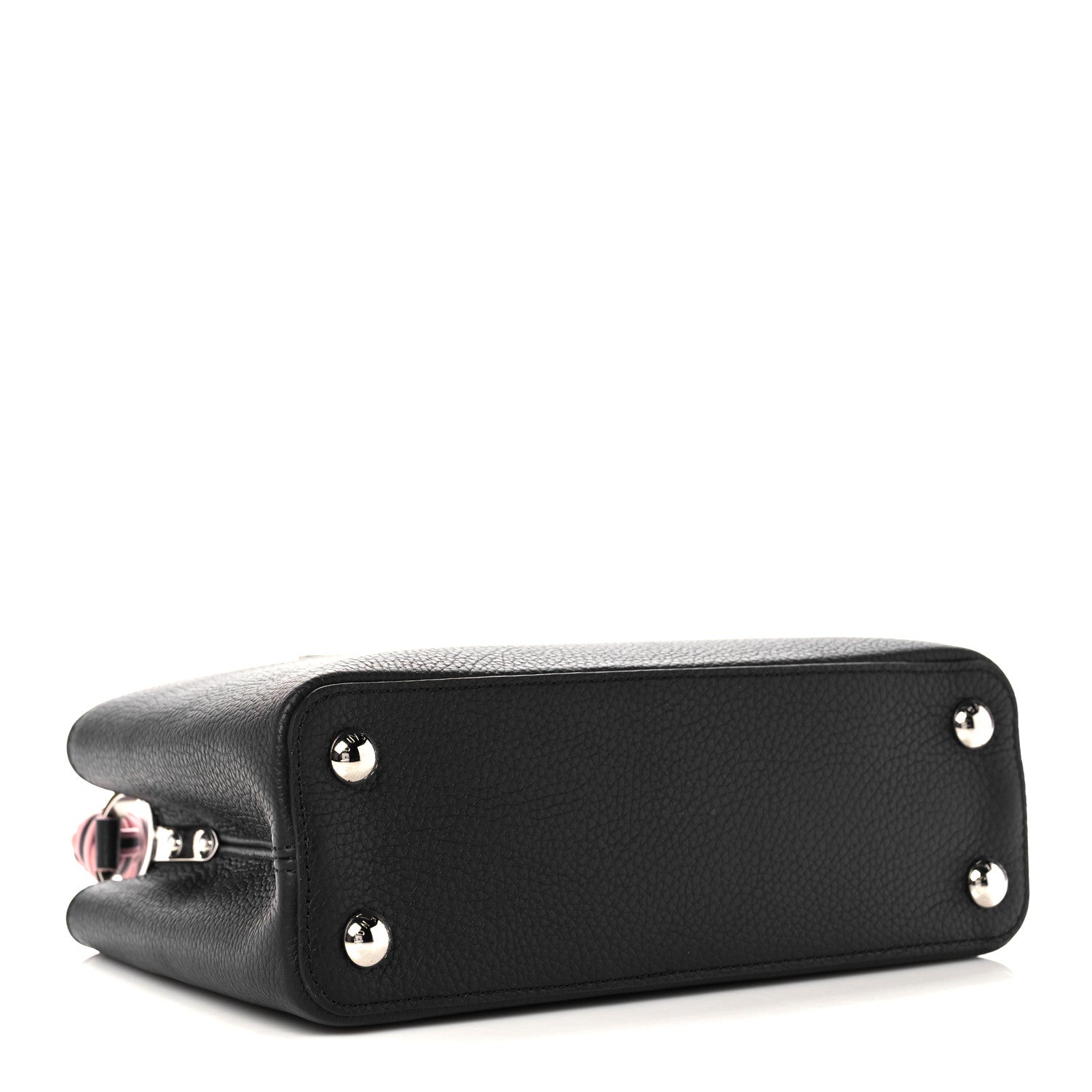 Louis Vuitton Taurillon Braided Capucines BB Black 3 of 9