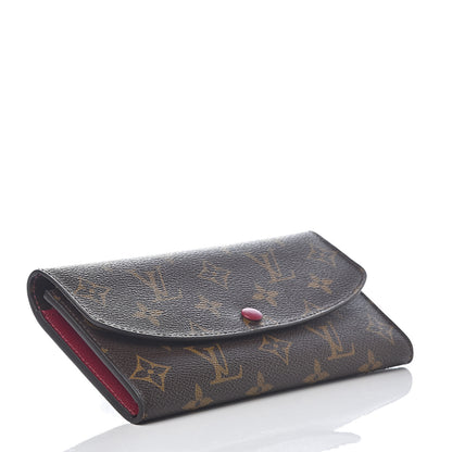 Louis Vuitton Monogram Emilie Wallet Fuchsia 3 of 5